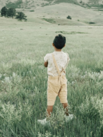 Slub Short Overalls- Honey